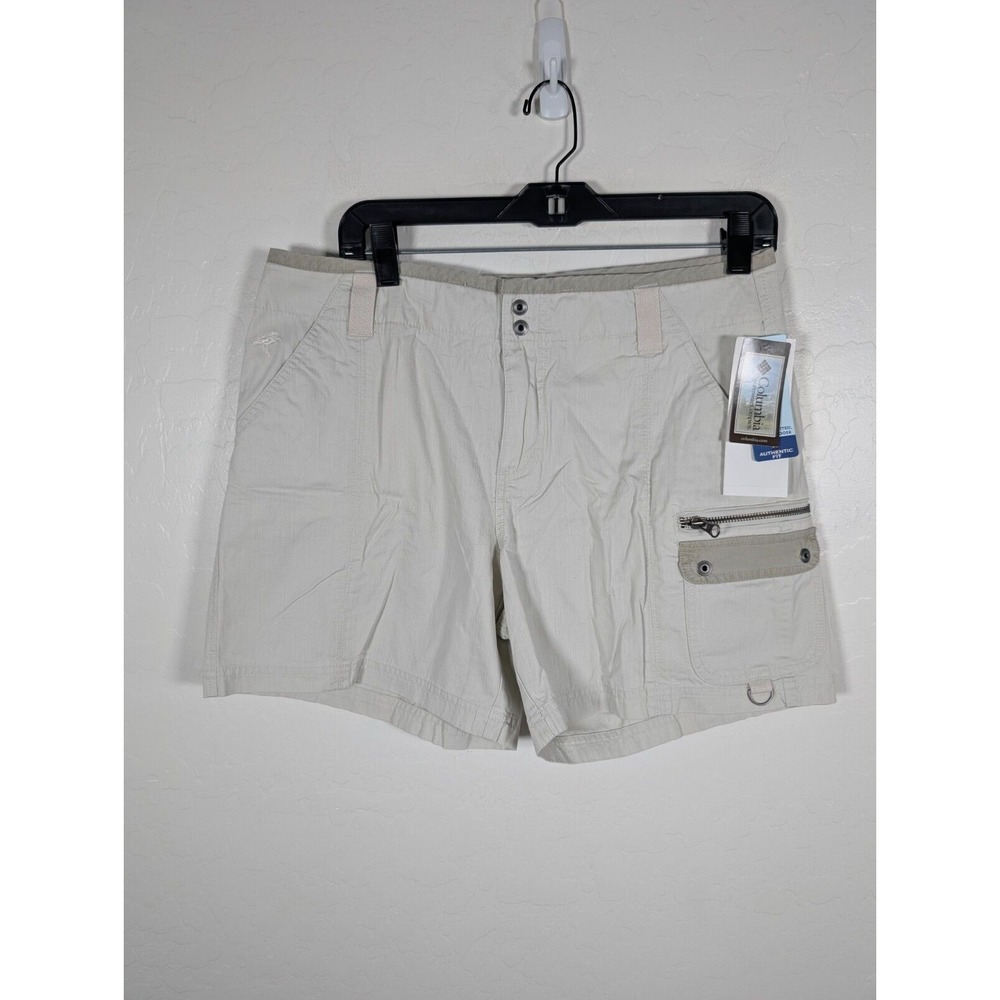 Columbia Shorts Women's 12 Beige Little River Sportswear Co Shorts New with Tags - Picture 1 of 12
